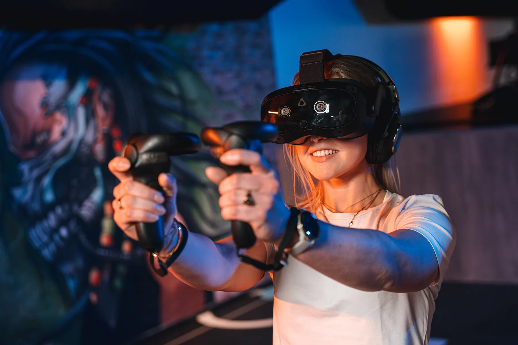 PlayRena VR arena Roosendaal — bezoekers spelen Free Roaming VR