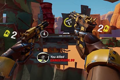 VR Shooter: RevolVR 3 VR game bij PlayRena Roosendaal